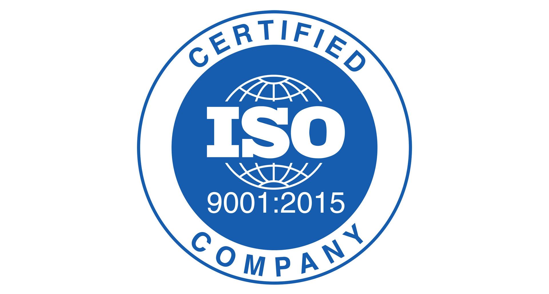 Сертифицированы по ГОСТ Р ИСО 9001-2015 (ISO 9001:2015)