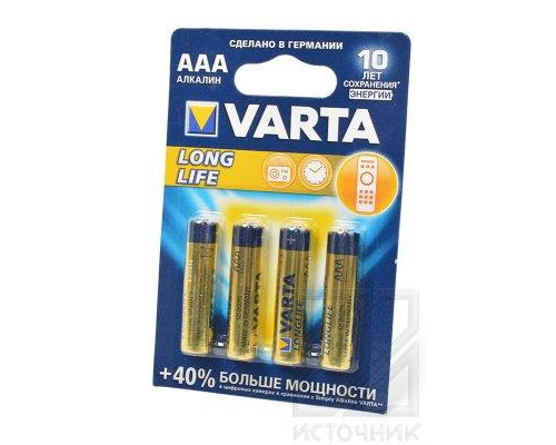 VARTA LONGLIFE 4103 LR03 BL4