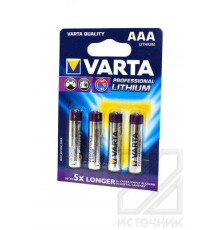 VARTA PROFESSIONAL LITHIUM 6103 FR03 BL4