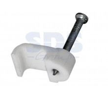 Крепеж кабеля плоский 8мм х 3мм (упак. 50 шт.) REXANT