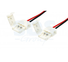 Коннектор соединительный для одноцветных светодиодных лент шириной 8 мм.