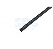 Клеевая 9.0 / 3.0мм (3:1) 1м термоусадка черная REXANT