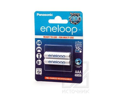 Panasonic eneloop BK-4MCCE/2BE 750mAh AAA BL2