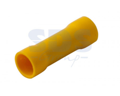 СОЕДИНИТЕЛЬНАЯ ГИЛЬЗА изолированная (СГИ L-26мм) 4-6мм² (BV5.5, VB5.5) желтый REXANT
