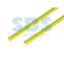 15.0 / 7.5 мм 1м термоусадка желто-зеленая REXANT