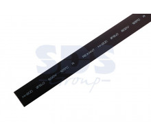 12.0 / 6.0 мм 1м термоусадка черная REXANT