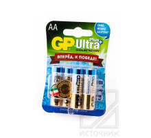GP Ultra Plus 15AUPGR-2CR6 LR6 + брелок Медаль BL6