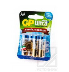 GP Ultra Plus 15AUPGR-2CR6 LR6 + брелок Медаль BL6