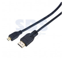 Шнур HDMI - micro HDMI gold 1.5М REXANT