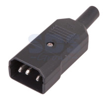 Cетевой штекер на шнур REXANT