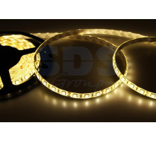 LED лента герметичная в силиконе, ширина 10 мм, IP65, SMD 5050, 60 диодов/метр, 12V, цвет светодиодов теплый белый
