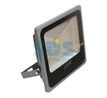 Прожектор уличный LED, белый, Slim, 20W, 220В, 1400 Lm, IP66, Lamper
