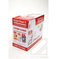 КОНТАКТ Супер-клей (20г)  BL1 в шоу-боксе 14 шт