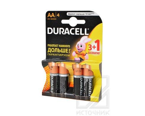 DURACELL LR6 3+1шт BL4