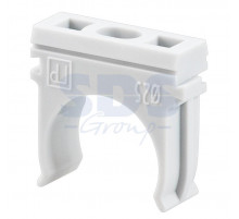 Крепёж-клипса для труб д.25 мм 