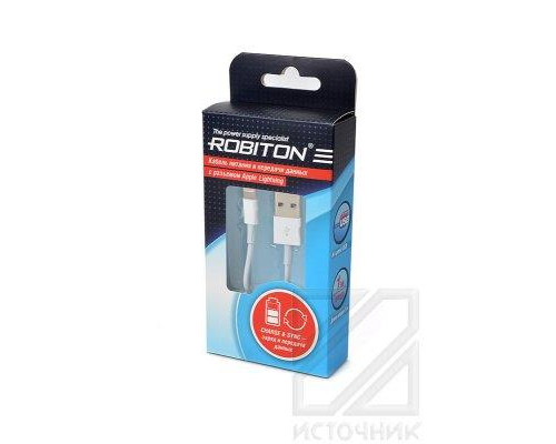 ROBITON Р3-AppleLightning/1m/SyncCharg USB Lightning, 1м BL1