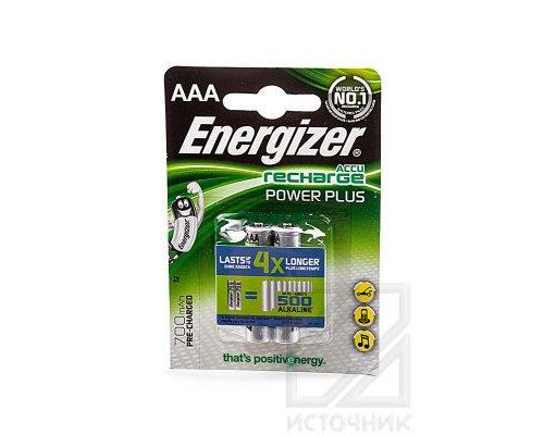 Energizer Recharge Power Plus AAA 700mAh BL2