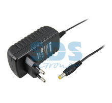 Источник питания 110-220V AC/12V DC, 0,5А, 5W с DC разъемом подключения 5.5*2.1, без влагозащиты (IP23)