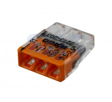 2273-203 Электромонтажные экспресс-клеммы (3*2.5мм2) 100шт WAGO