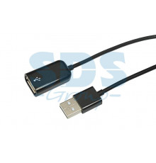 USB удлинитель штекер USB A на гнездо USB A 3М черный