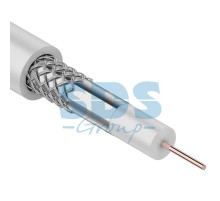 Кабель 3С-2V, (48%), 75 Ом, 100м., белый REXANT