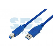 шнур штекер USB A 3.0- штекер USB B 3.0 0,75м REXANT