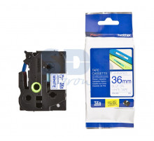 TZE263 ЛЕНТА 36MM СИНИЙ НА БЕЛОМ