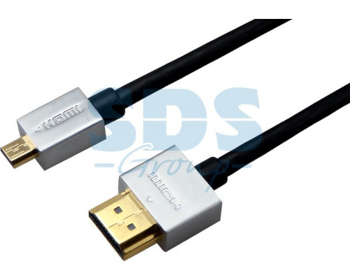 Шнур HDMI - micro HDMI gold 1.5М Ultra Slim (блистер) REXANT