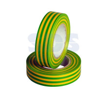 Изолента 19мм х 25м желто-зеленая REXANT