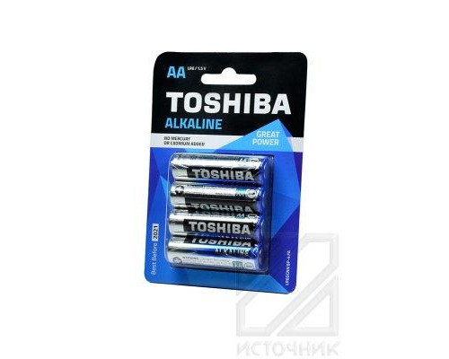 TOSHIBA Alkaline LR6GCNN BP-4 FA LR6 BL4