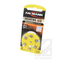 ANSMANN Zinc-Air 5013223 10 UK BL6