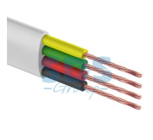 Кабель телефонный 4 жилы 100м белый REXANT (ШТЛП-4)