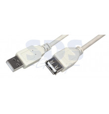 Шнур USB-А (male) - USB-A (female) 1.8M REXANT