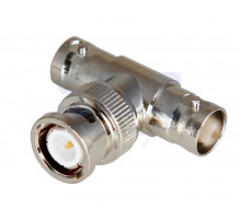 ПЕРЕХОД штекер BNC - x2 гнезда BNC (тройник) REXANT