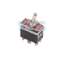 Тумблер 250V 6А (6c) ON-(ON) двухполюсный (KN-212)