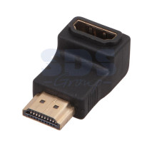 ПЕРЕХОДНИК гн.HDMI - шт.HDMI угловой GOLD REXANT
