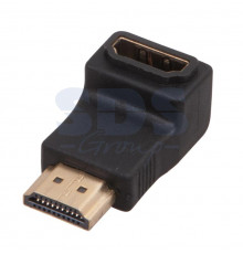 ПЕРЕХОДНИК гн.HDMI - шт.HDMI угловой GOLD REXANT