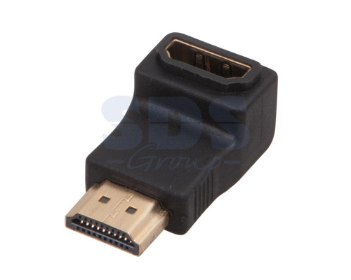 ПЕРЕХОДНИК гн.HDMI - шт.HDMI угловой GOLD REXANT