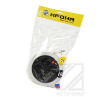 КРОНА КБ422007-Б РС-4 (У10-0001) 7м (рулетка с термо защитой) 4 роз. (ШВВП 2х0,75) BL1