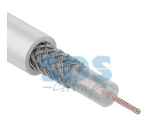 Кабель RG-174A/U, (99%), 50 Ом, 200м., белый REXANT