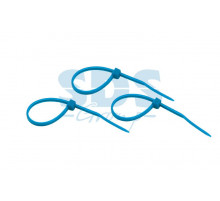 Хомут nylon 100 х 2.5 мм 25шт синий REXANT