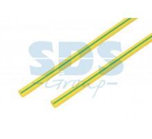 8.0 / 4.0 мм 1м термоусадка желто-зеленая REXANT