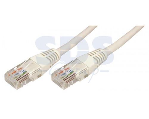 Патч-корд UTP 5e кат. литой 7М СЕРЫЙ REXANT