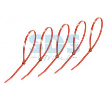 Хомут nylon 300 х 5.0 мм 25шт красный REXANT