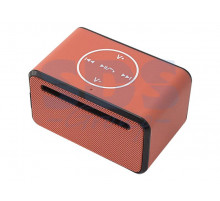 Акустическая колонка 2138 Bluetooth, microSD, USB-flash, AUX, FM-tuner красная