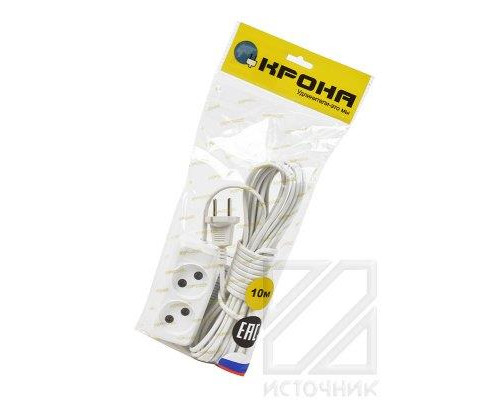 КРОНА КБ212010-Б РС-2 (У10-01УХЛ4) 10м (ШВВП 2х0,75) BL1