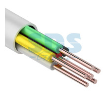 Кабель сигнальной проводки КСПВ 6х0.5 мм., 200м., белый REXANT