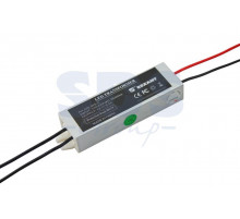 Источник питания 110-220V AC/12V DC, 0,5А, 5W с проводами, влагозащищенный (IP67)