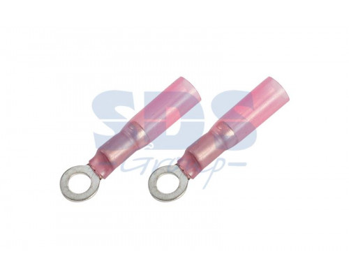 НАКОНЕЧНИК КОЛЬЦЕВОЙ изолированный термоусаживаемый (НКИт ø4.3мм) 0.5-1.5мм² (DRS/RV1.25-4) REXANT