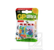 GP Ultra 15AUGL-2CR4 LR6 + магнит Подари Жизнь BL4